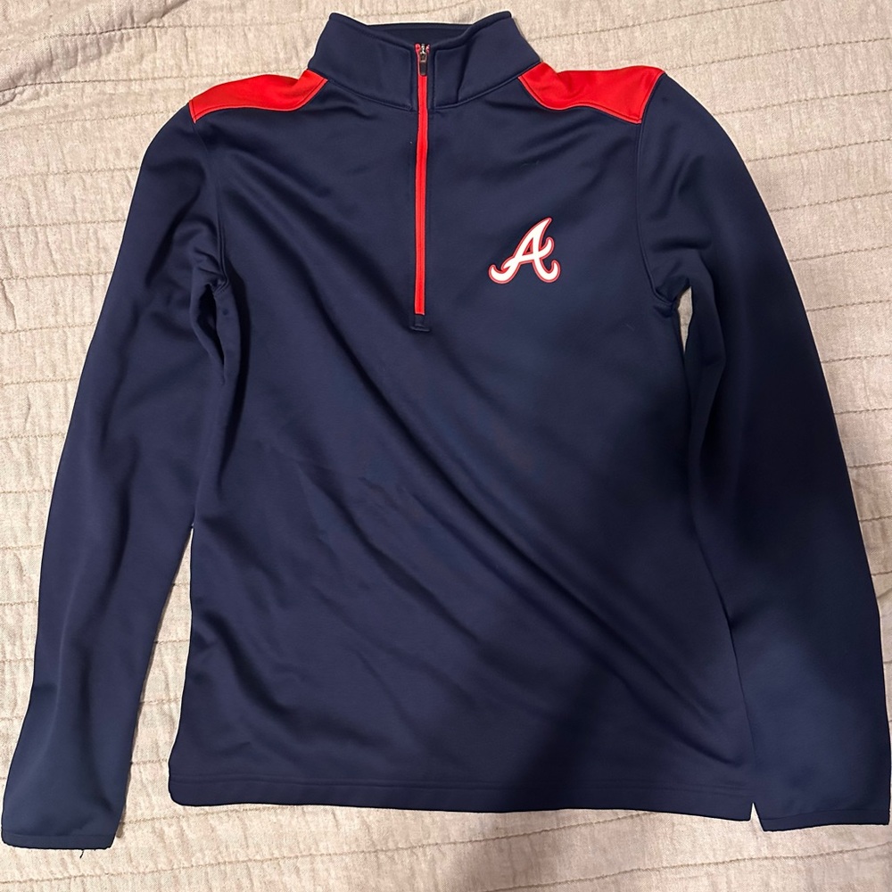 Atlanta Braves Mens Pullover Size S